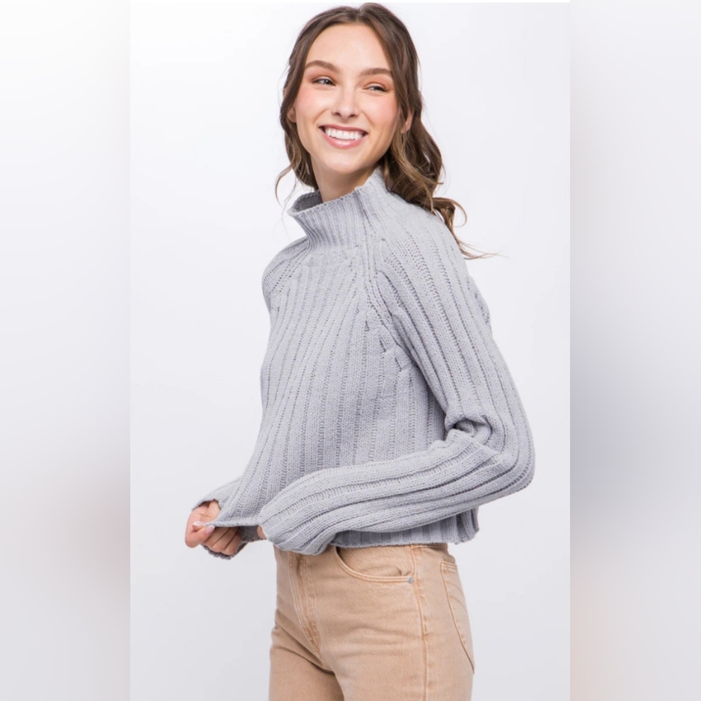 American Eagle Outfitters High Neck Pullover Sweater - Picture 2 of 13